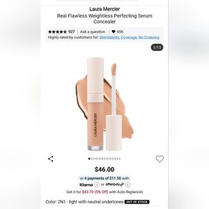 Laura Mercier High-Coverage Concealer - Warm Nude 2N1